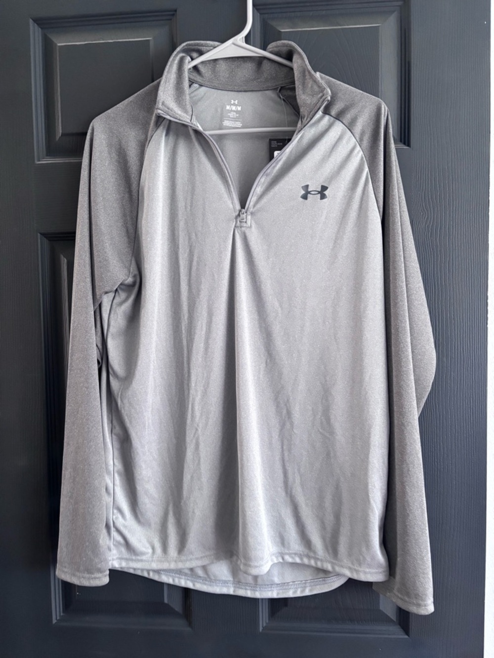 Under Armour Gray 1/4 Zip Performance Pullover